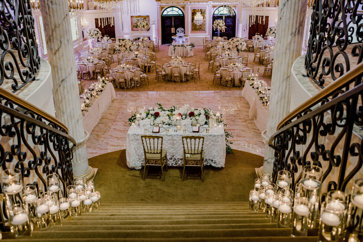 Marie + Tyler Elegant Disney weddings---  19- Reception Grand Marquis Ballroom 1
