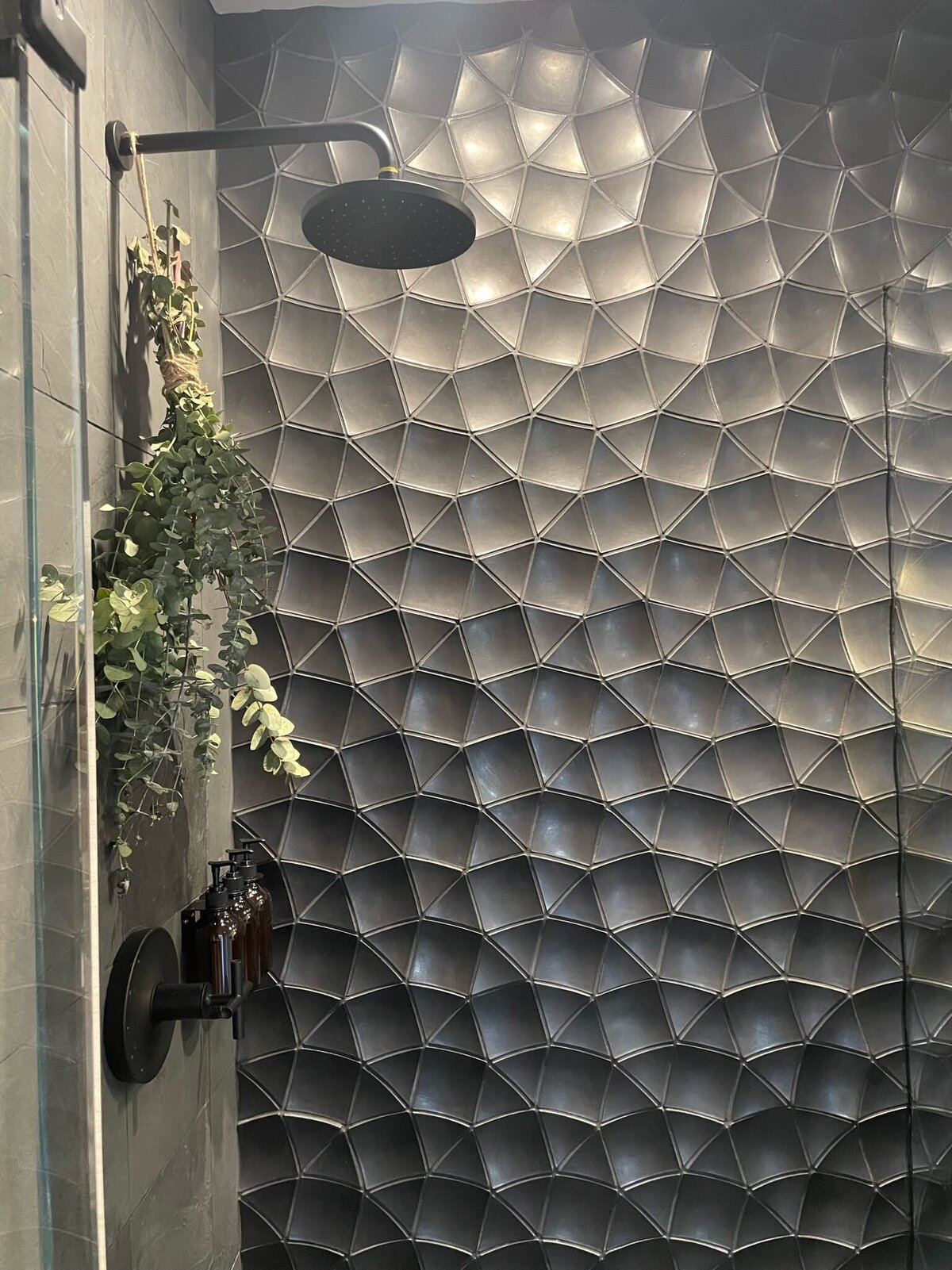 eucalyptus in shower