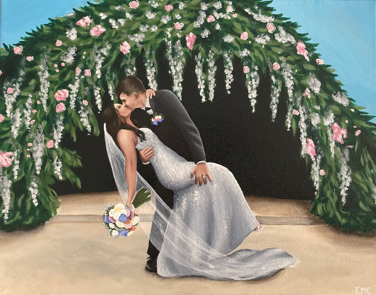 Wedding painting Cason's Cove Bowling Green Kentucky