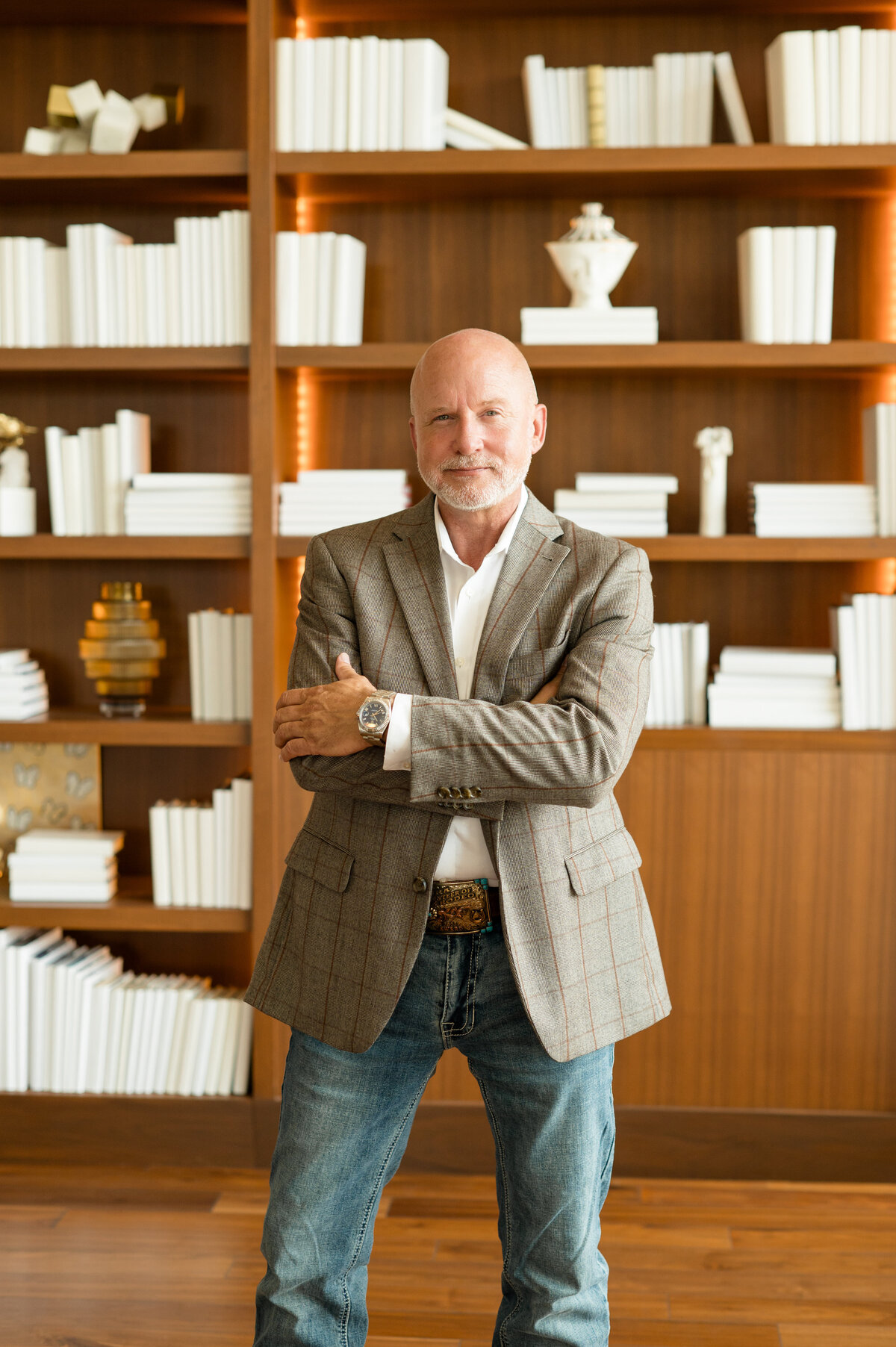 Modern corporate office branding photo by personal branding expert in Houston