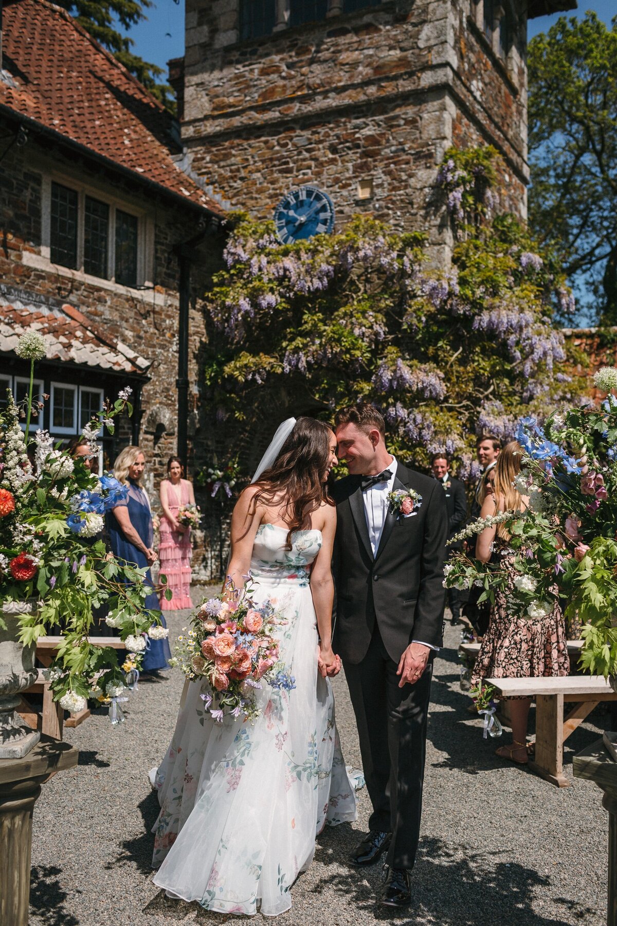 Intimate Destination wedding in Devon, UK_Ariel & Brett_Floral Summer wedding at Coombe Trenchard_039