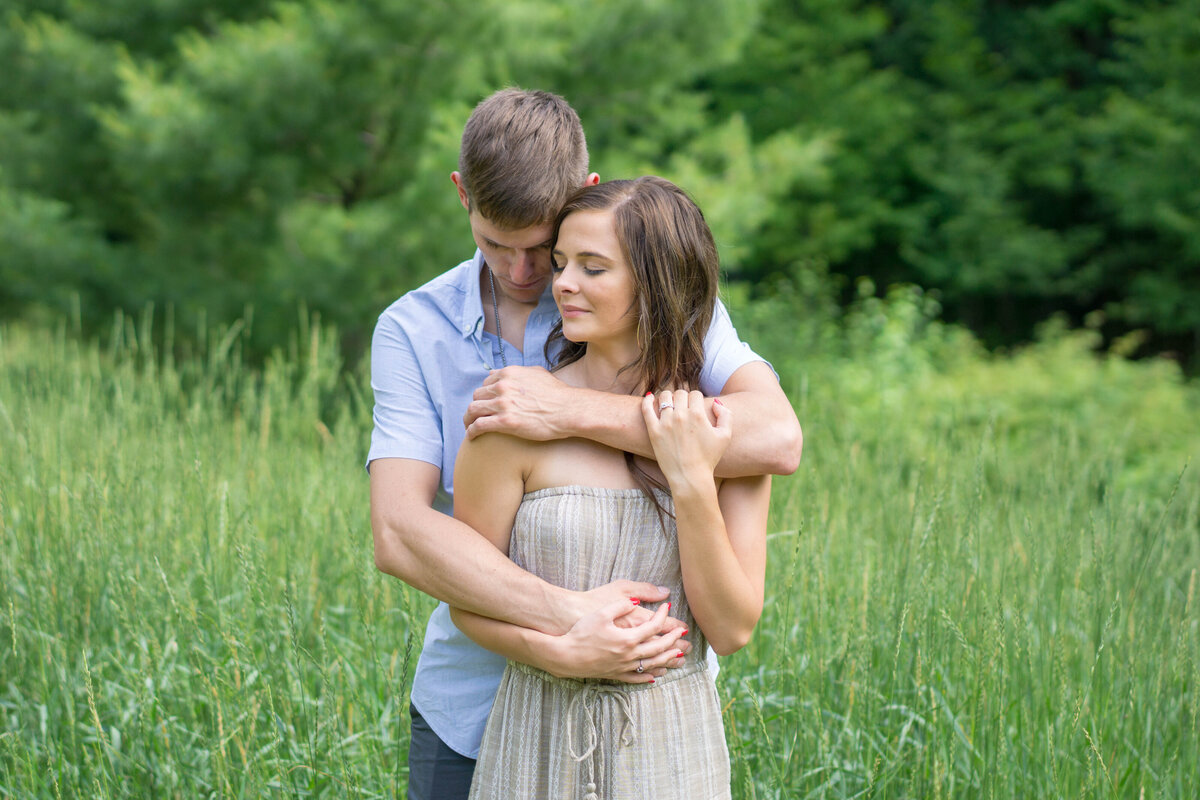 couple in field Alanson , Michigan