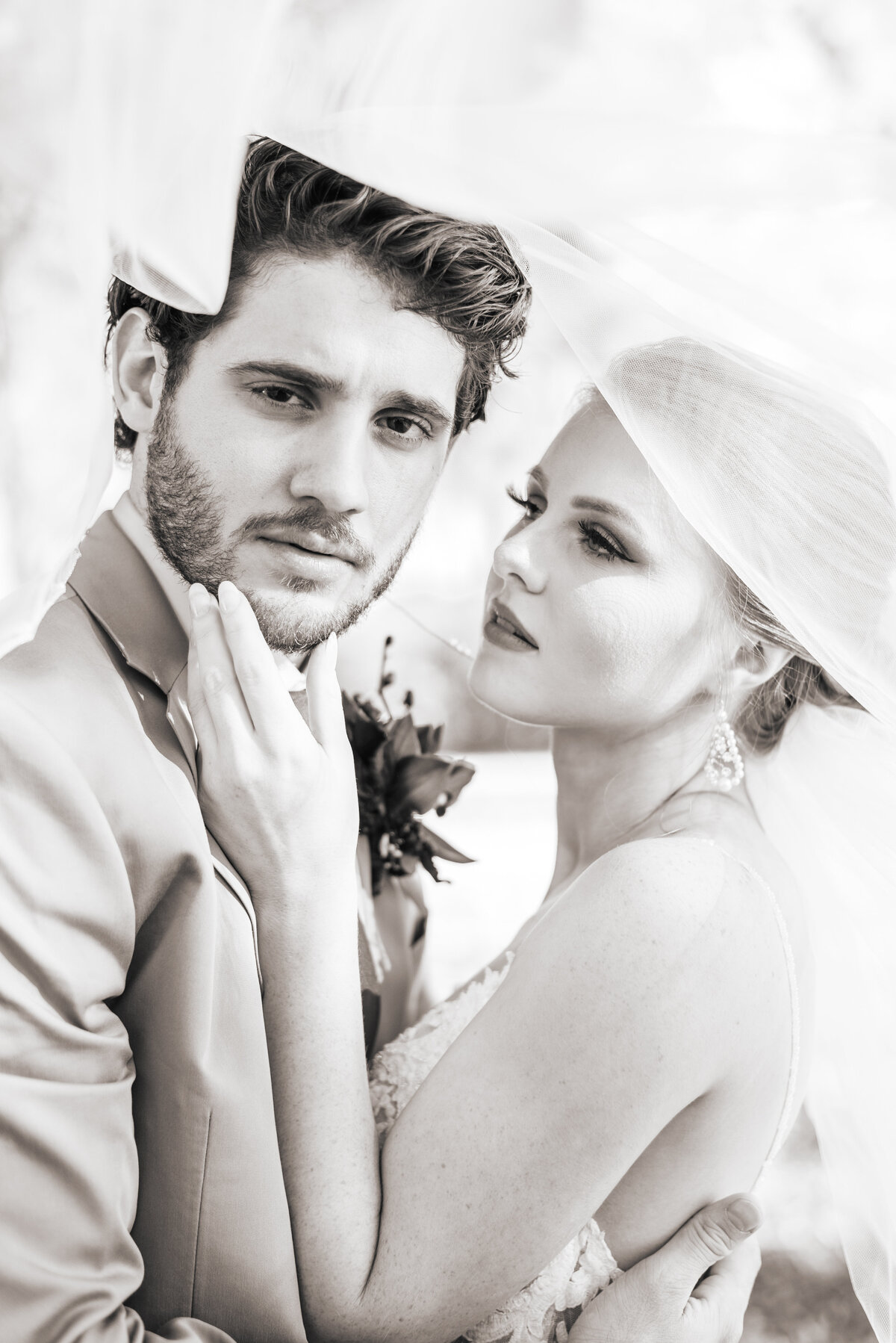 Under the veil ashford acres wedding couple