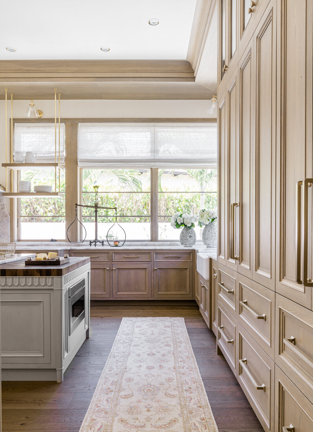 Cabinetry and windows