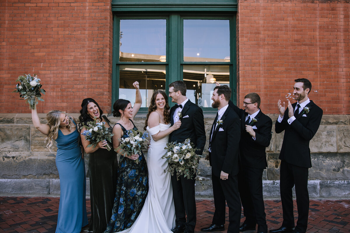 Wedding party at the Heinz History Center.