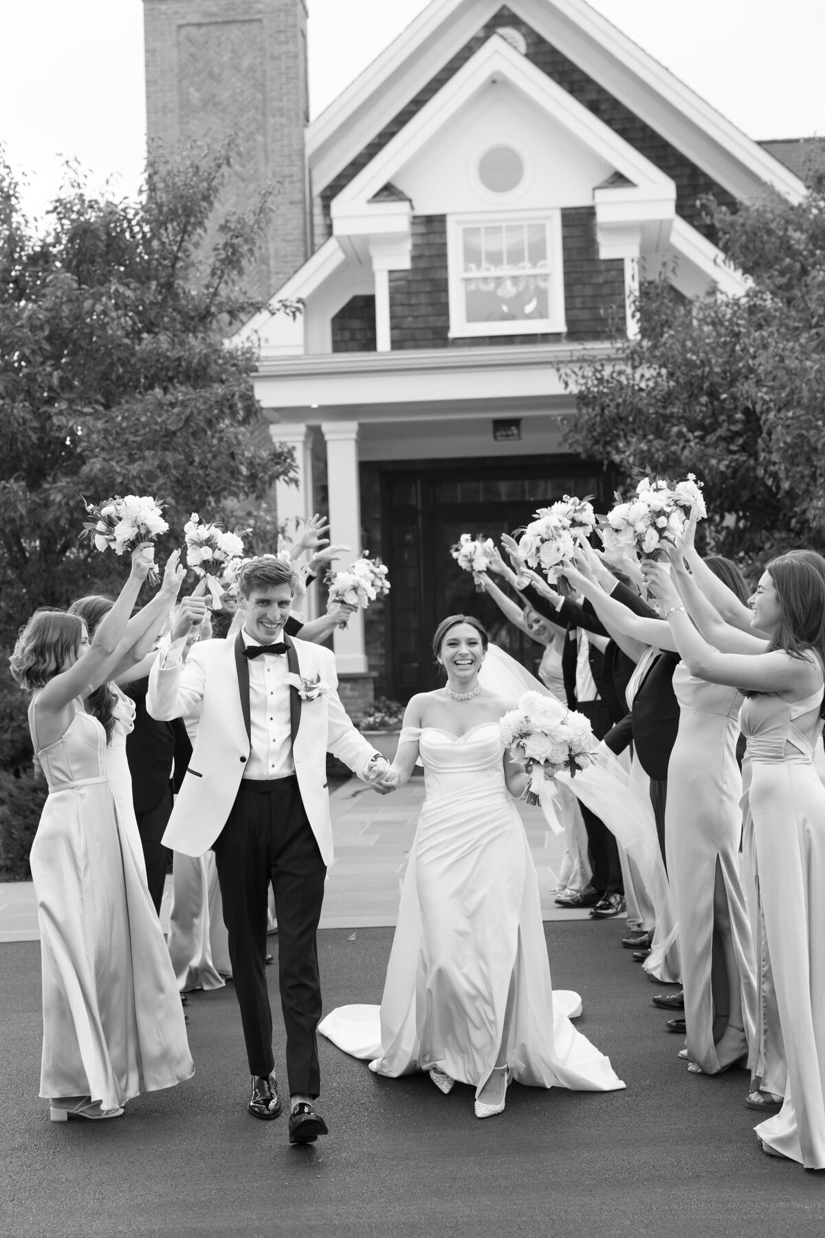 Wedding Party Portrait by Lisa Blanche Photography