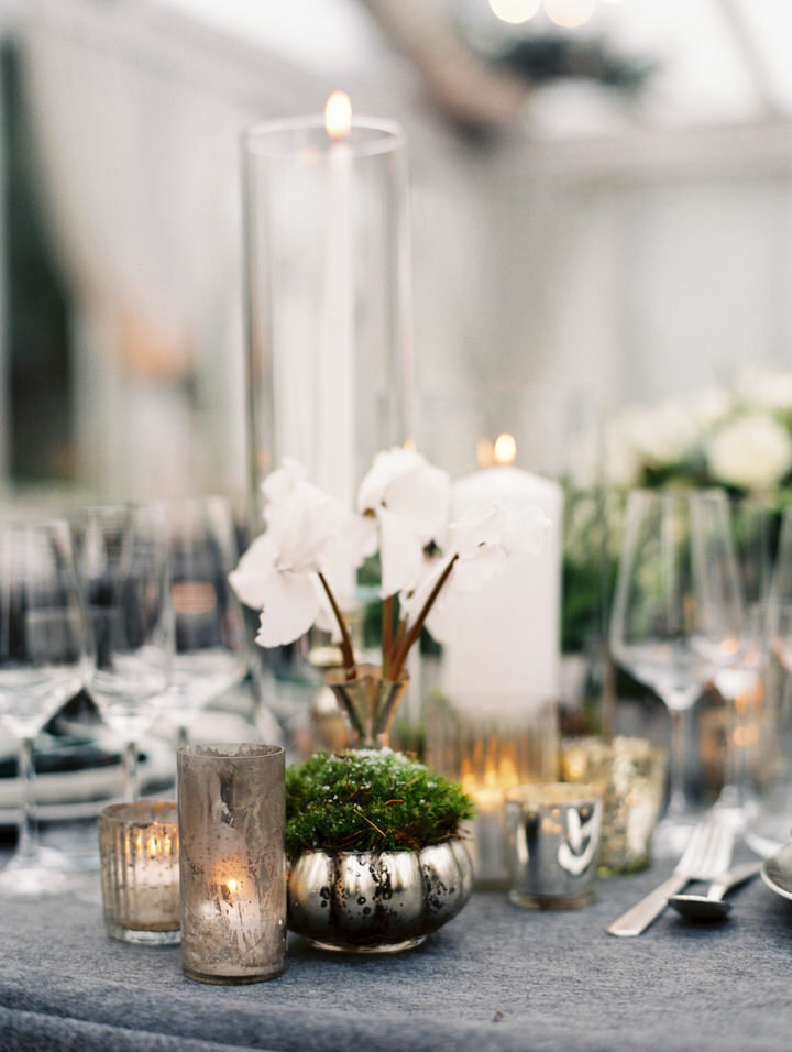 winter wedding details