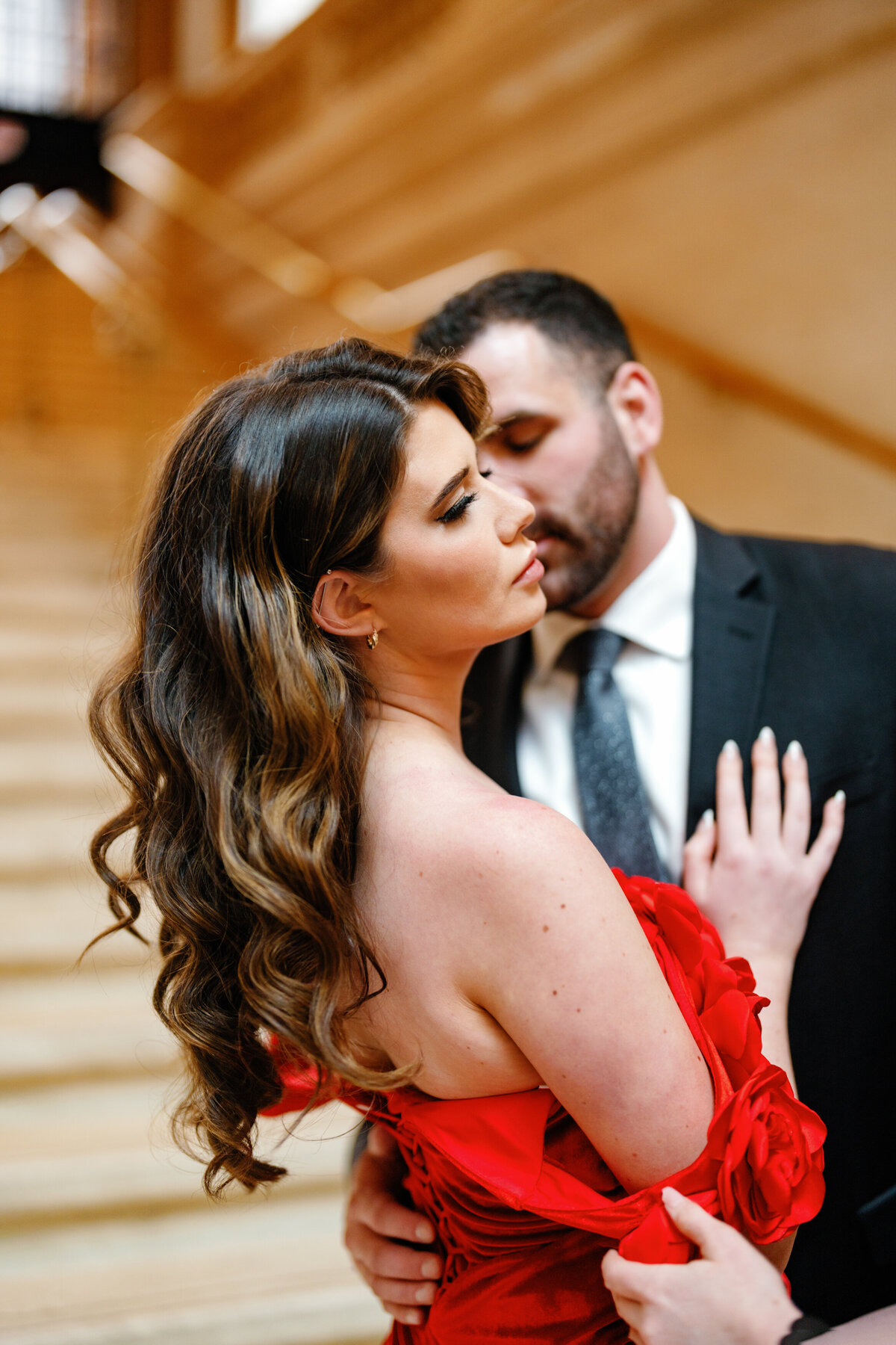 Aspen-Avenue-Chicago-Wedding-Photographer-Union-Station-Chicago-Theater-Engagement-Session-Timeless-Romantic-Red-Dress-Editorial-Stemming-From-Love-Bry-Jean-Artistry-The-Bridal-Collective-True-to-color-Luxury-FAV-25