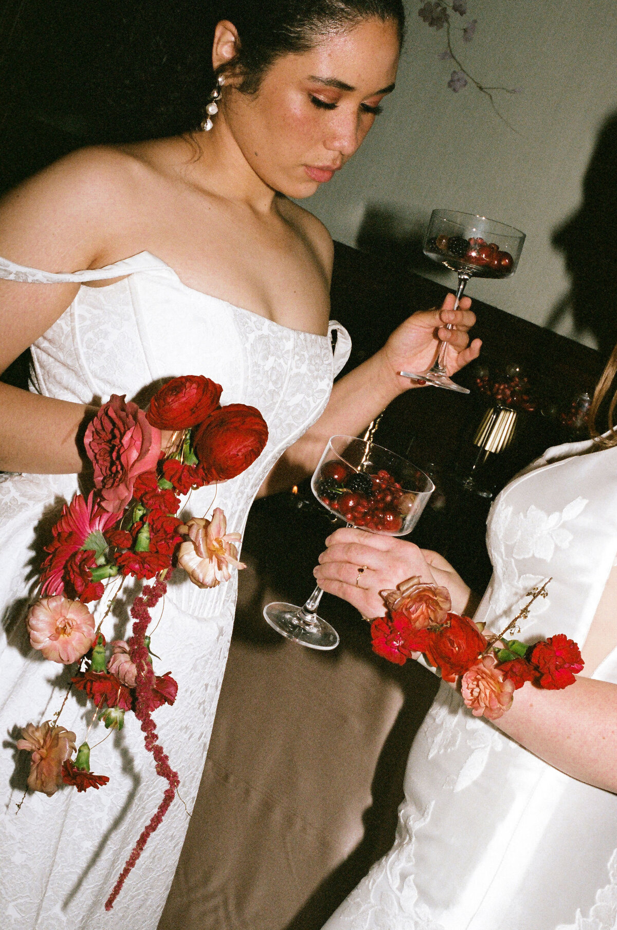 Flash Photography Wedding Flowers