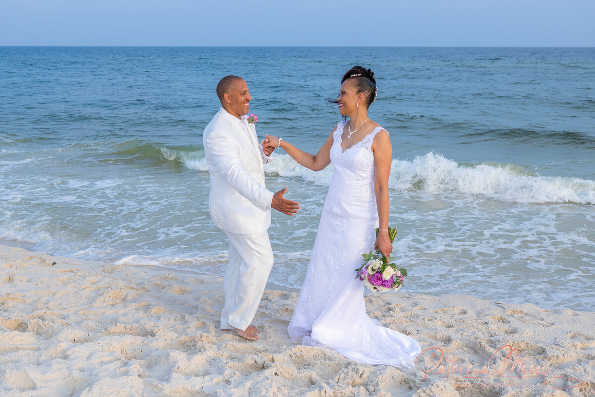 orange beach wedding