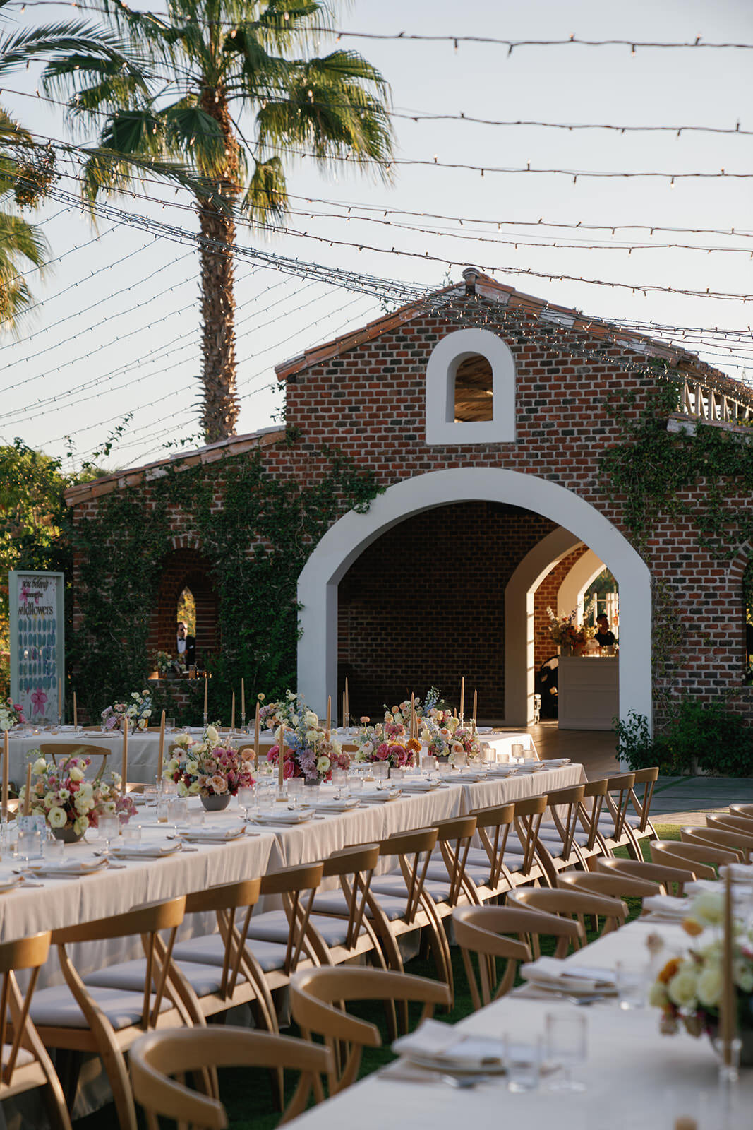 flora farms wedding reception