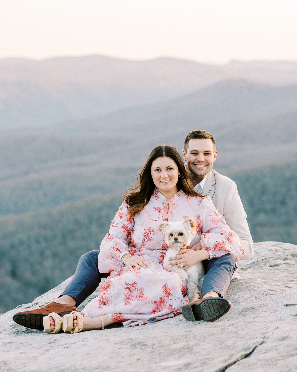The Fourniers | Grandfather Mountain Engagement-116