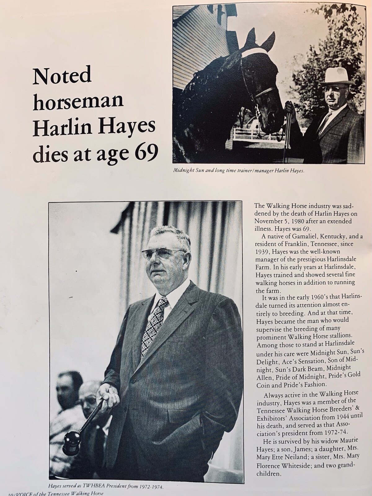 3. Harlin Hayes Obituary