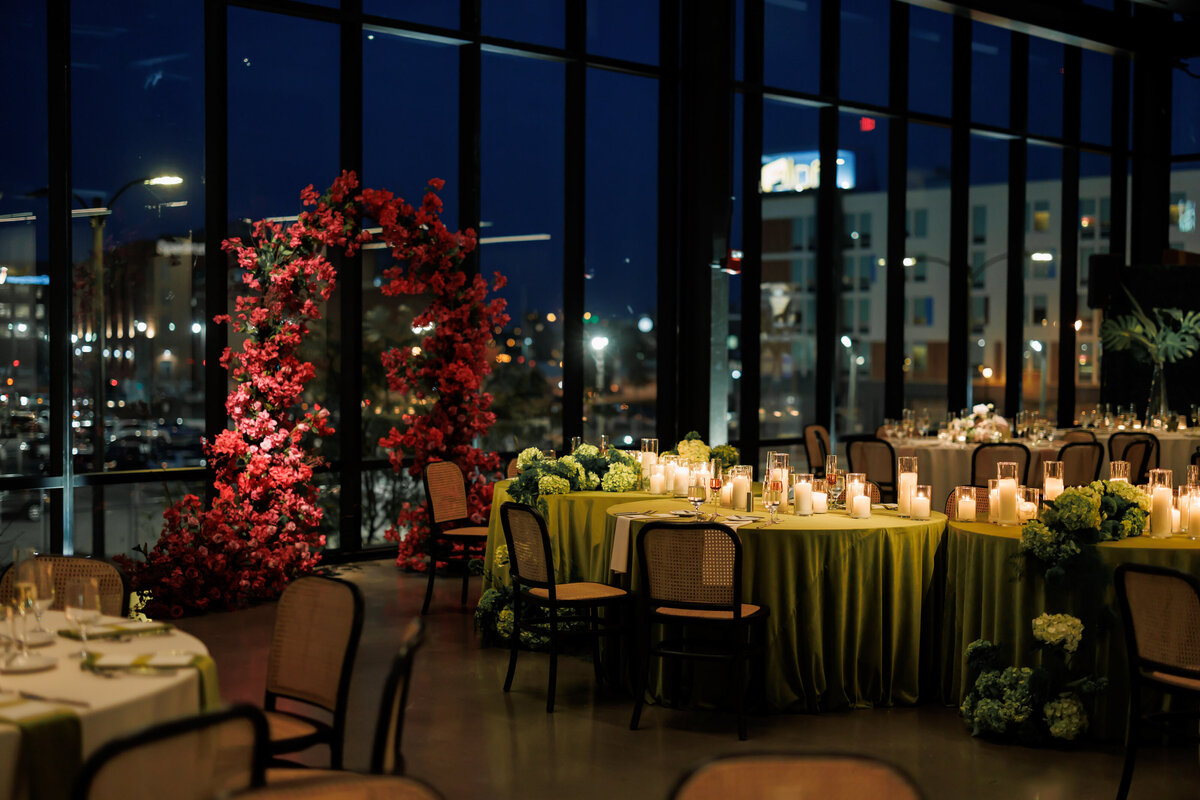 bold color block wedding gather at deer district milwaukee -70