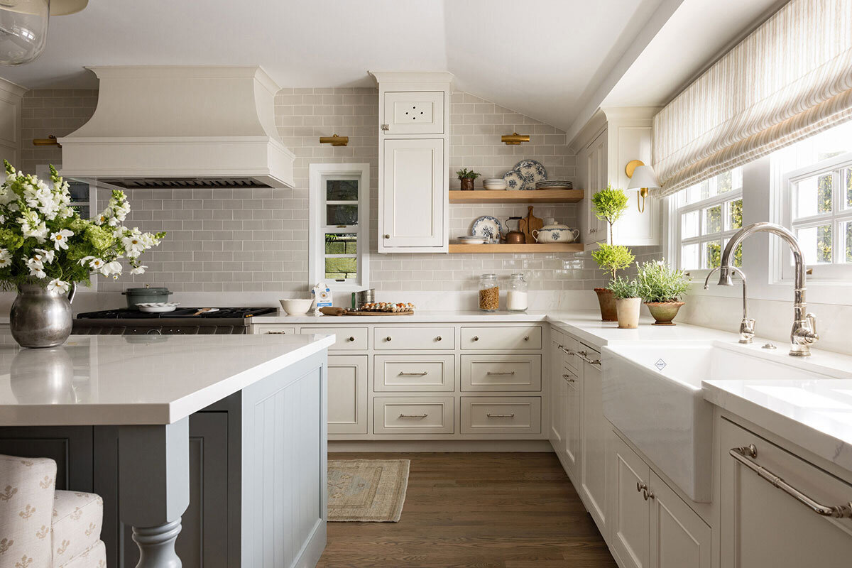 Coastal California-inspired kitchen with functional and warm interiors
