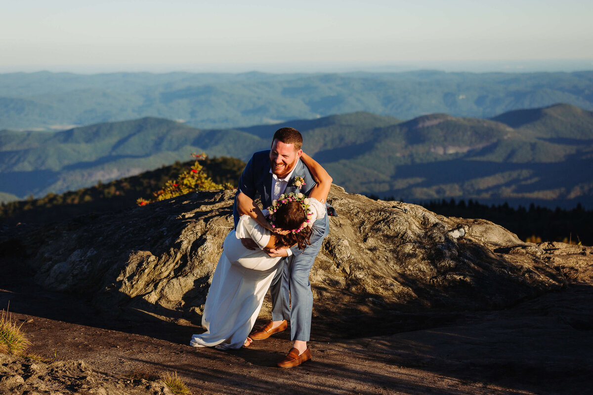 Black-Balsam-NC-Sunset-Elopement-62