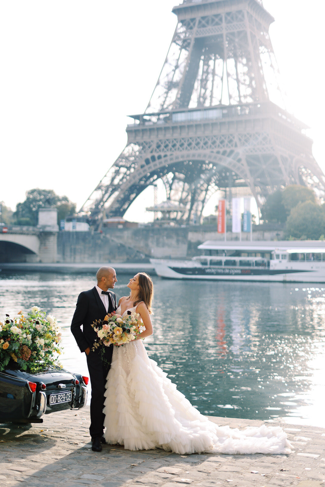 Modern Film Wedding Photography in Paris France 57