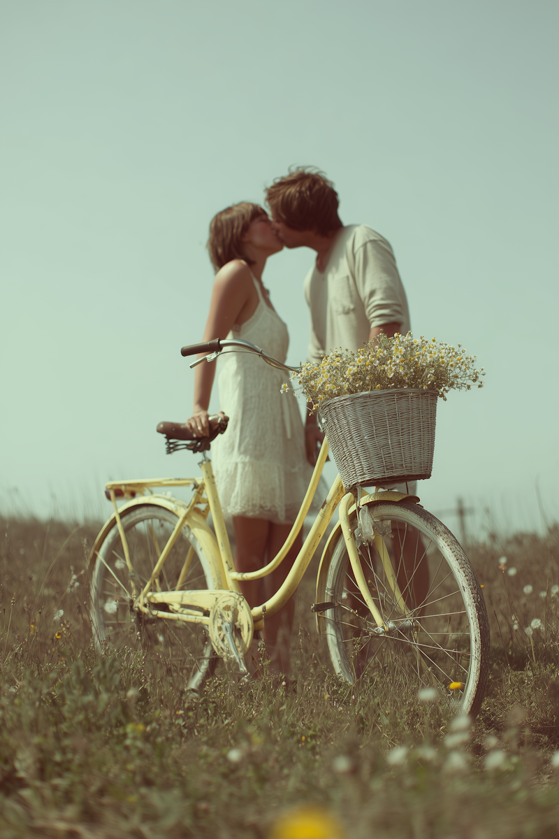 Romantic Field Scene