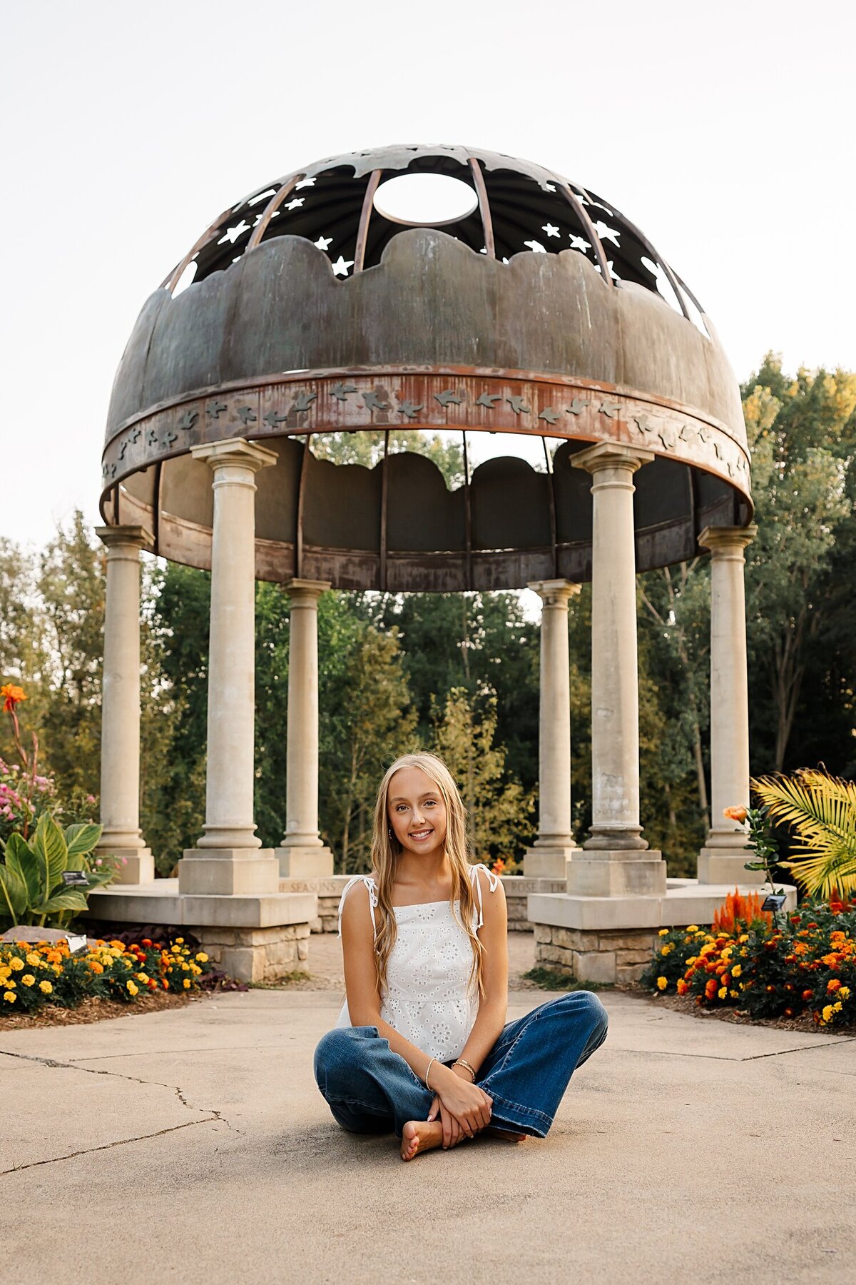 Senior Photos at Green Bay Botanical Gardens_0250
