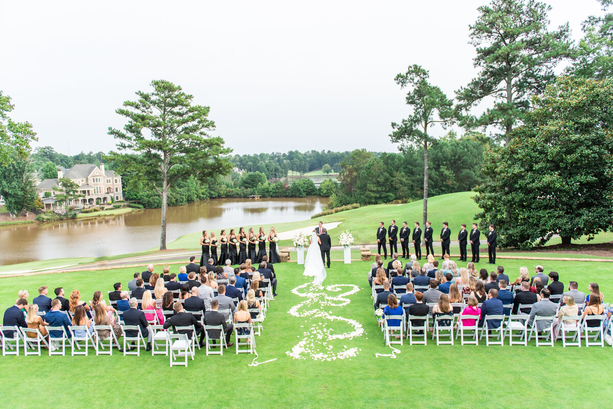 outdoor wedding ceremony