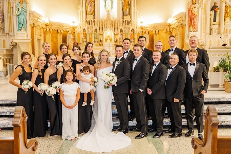 Wedding Ceremony at St. Mary’s in Evansville141