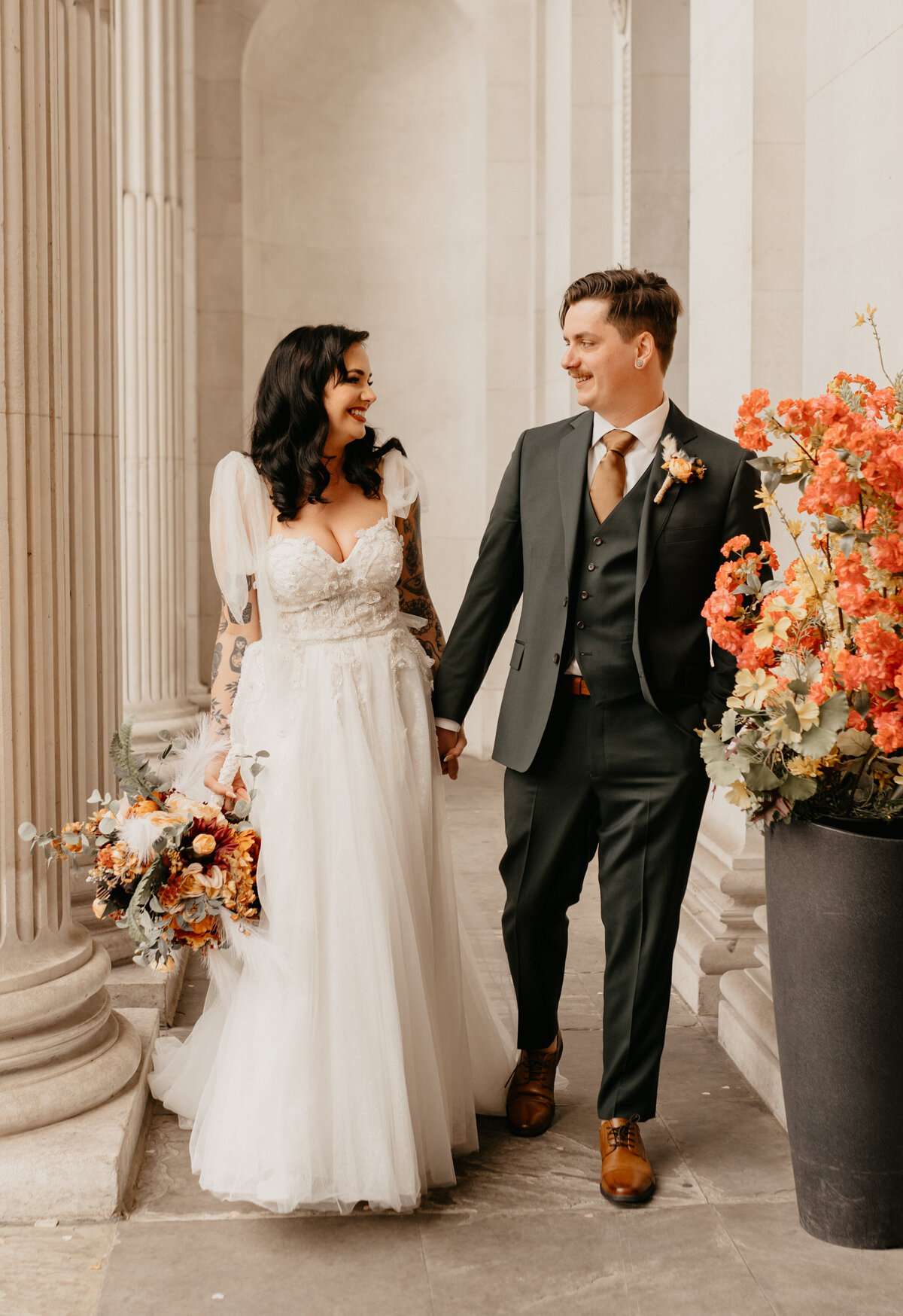 London wedding elopement at The Old marylebone town hall-603