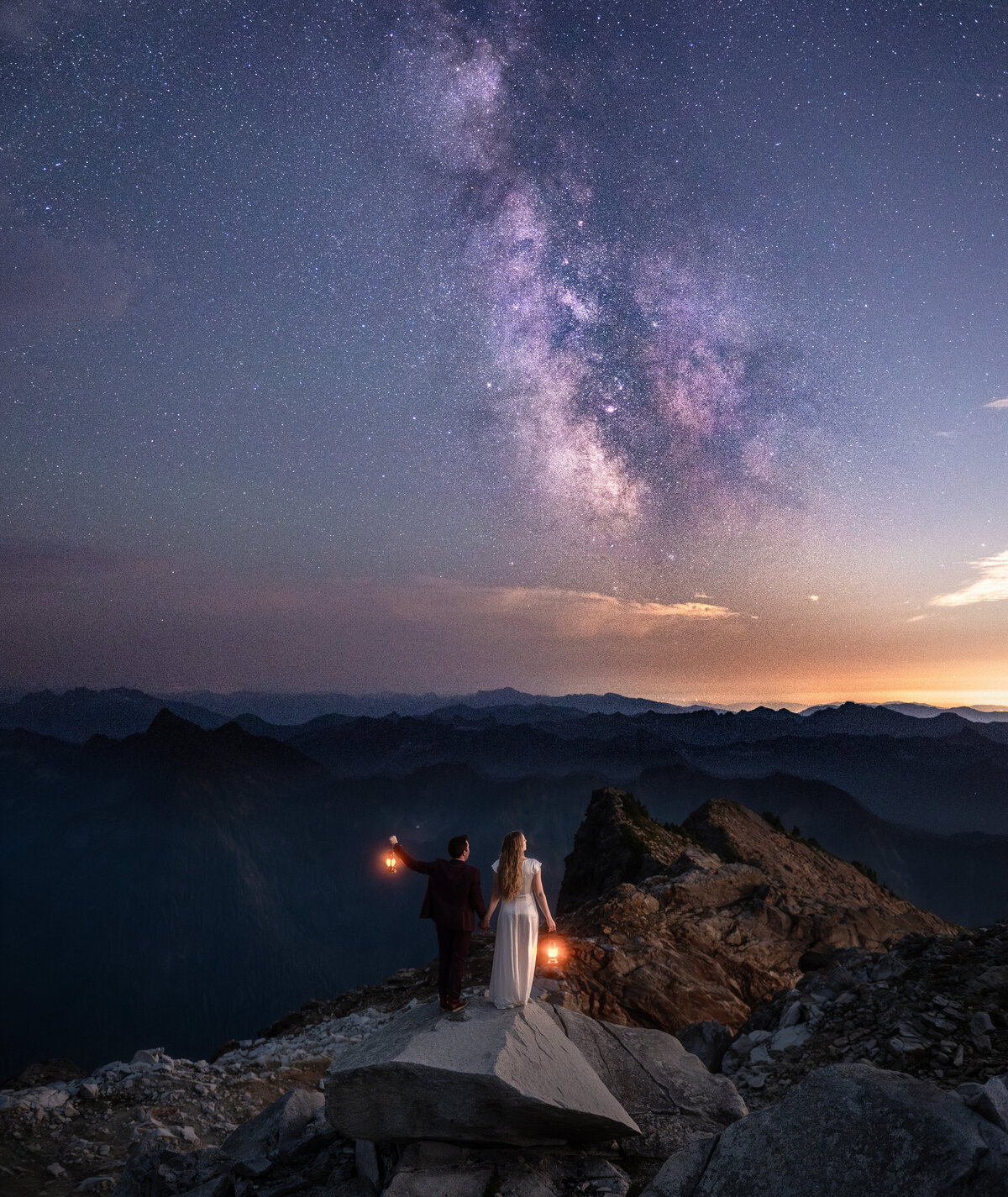 Vesper Peak Washington Milky Way Elopement - small