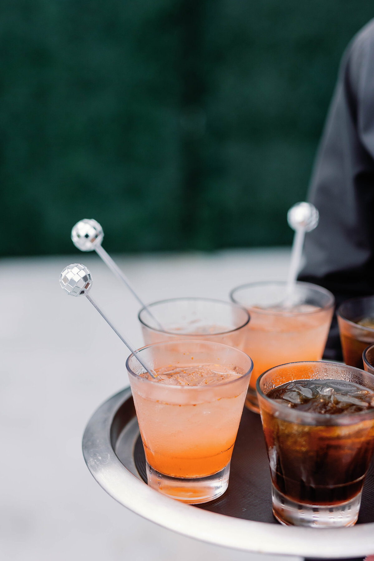 cocktail-hour-drinks-with-disco-ball-drink-stirrers