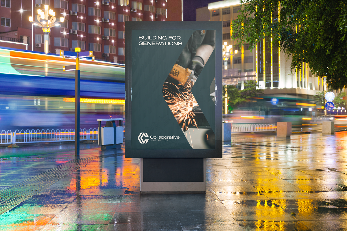 Collaborative Construction billboard design
