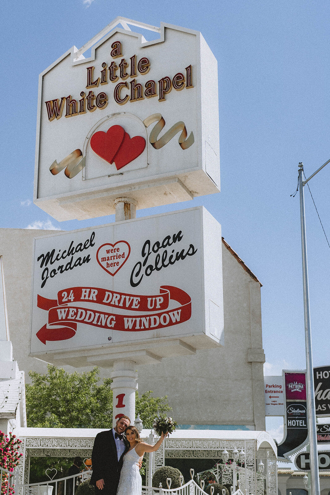 A Little White Chapel Wedding Downtown Las Vegas Elopement Photography Packages Pink Cadilliac-0012