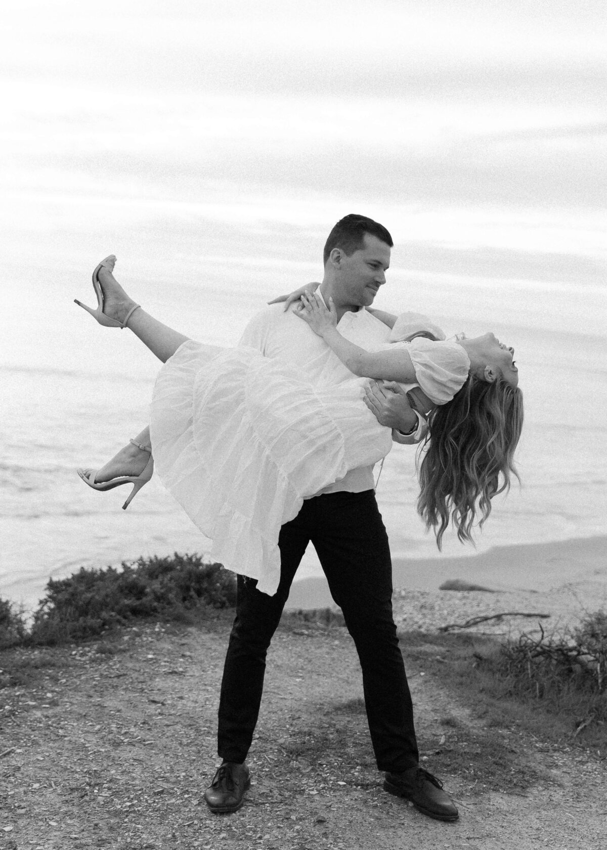 Oceanside Newport Beach Engagement Session on Film_Jennifer Trinidad__066