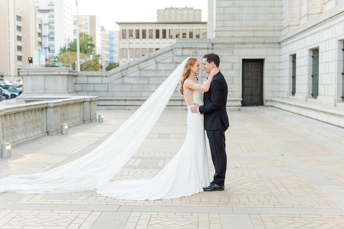 Wedding photos St. Louis Public Library
