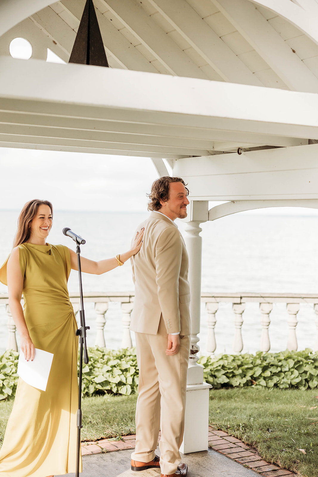 Red Pine Point Indian River Michigan Intimate Wedding Ceremony K. E. Rogers Photography-62