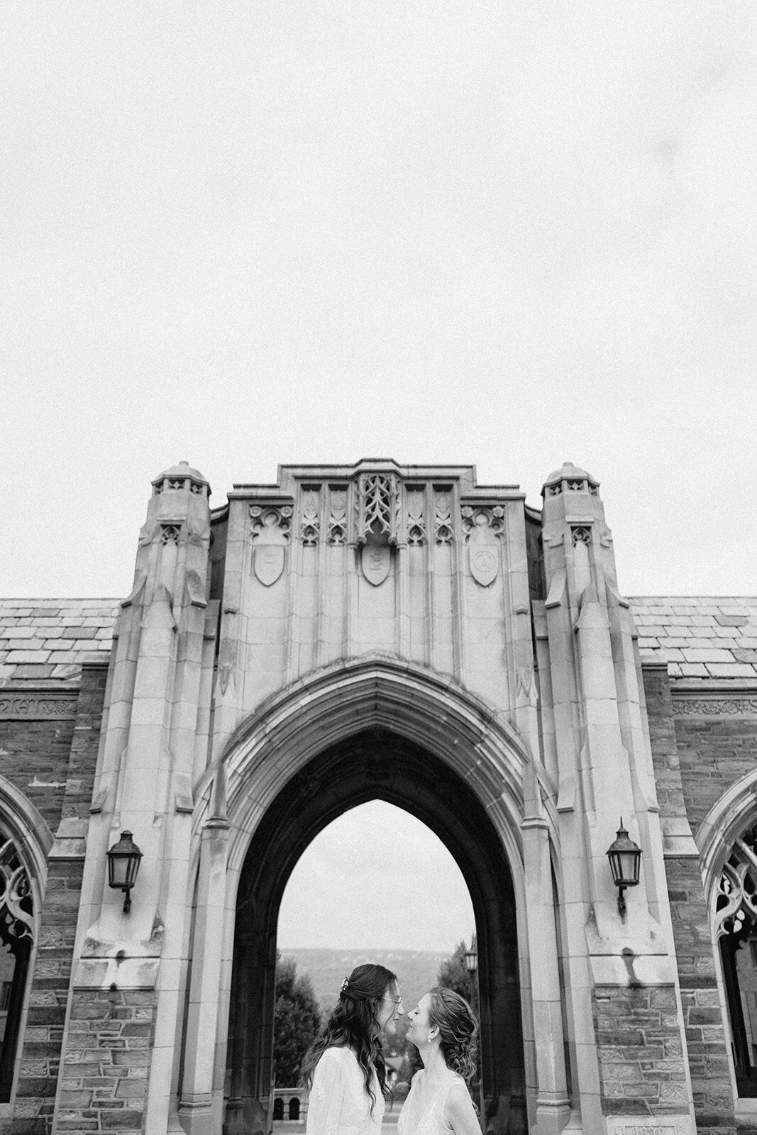 Brides at Cornell University wedding