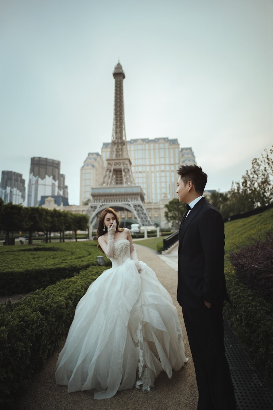 Destination pre-wedding photoshoot, The Londoner, Macau.