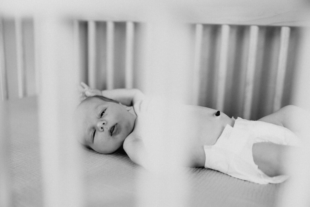 In-home newborn session in Montrose.