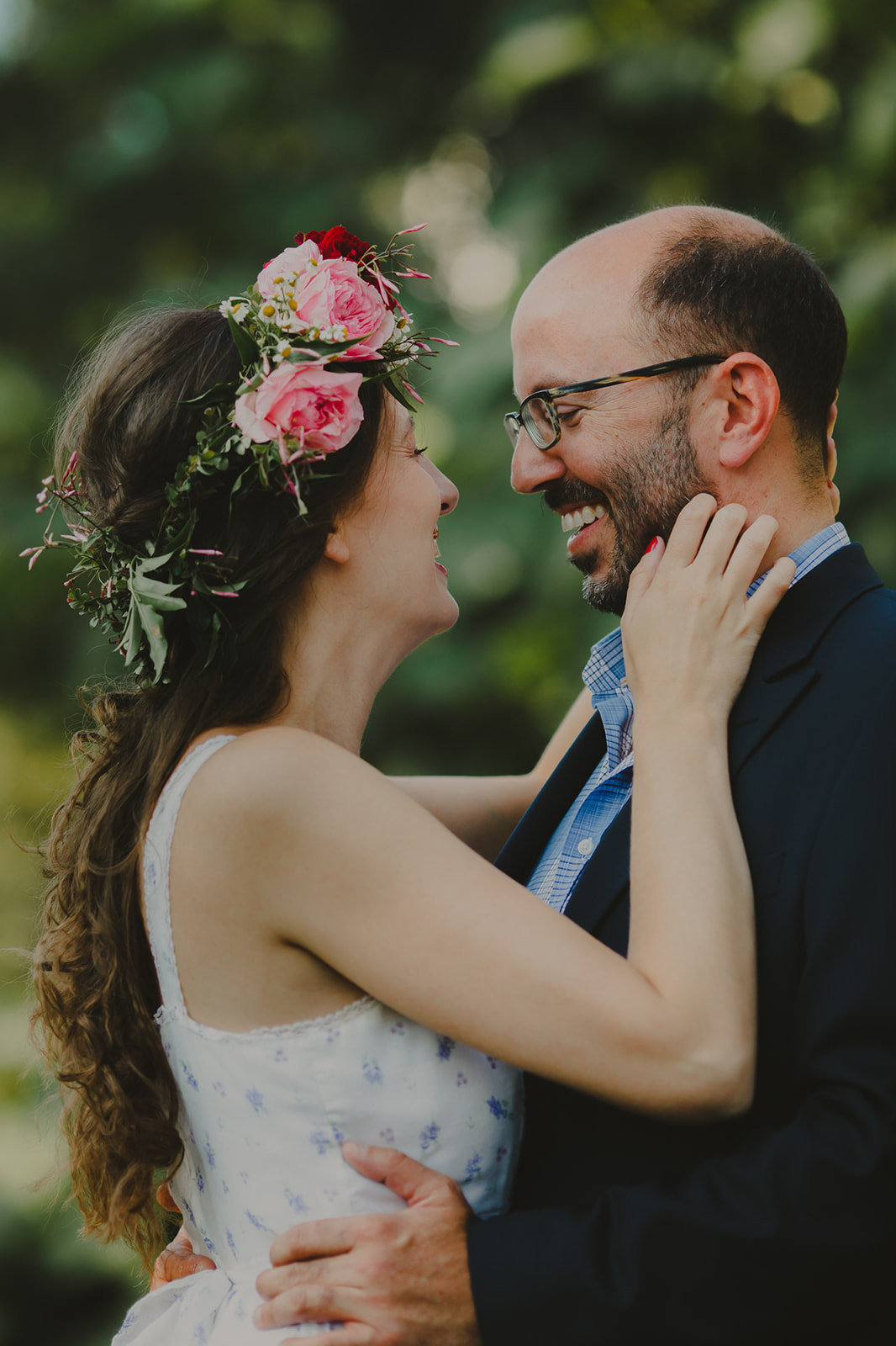 4_Outdoor_Couple_Engagement_Sunset_Boho_Dress_Flower_Crown