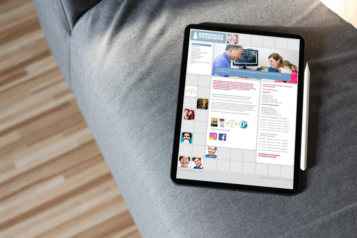 Website Tischer und Odintov