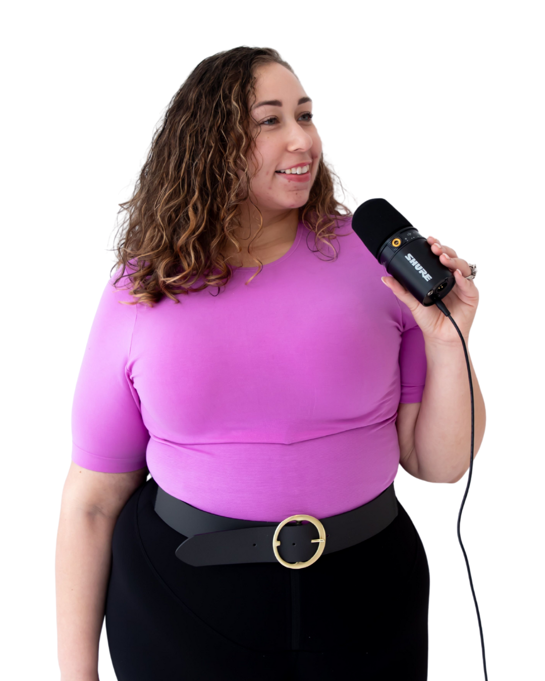 Cutout of Pamela Laughing