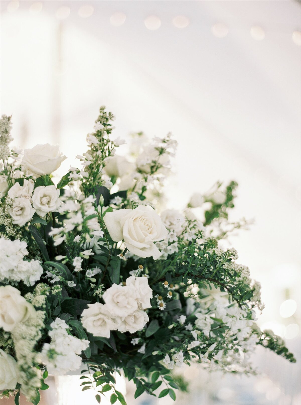 Blue, Green and White Private Estate and Tented Wedding in New England-7