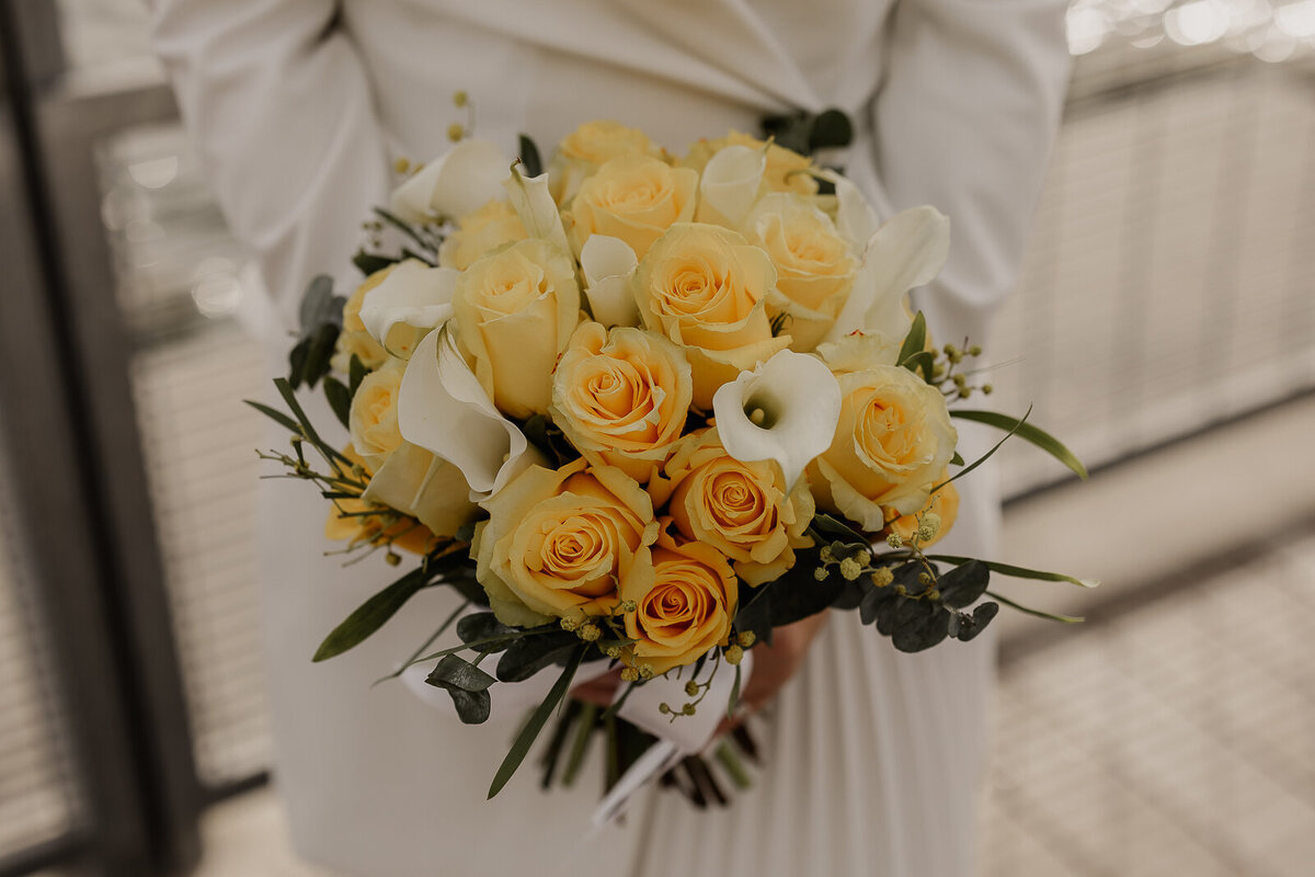 intimate wedding photographer brooklyn bridge