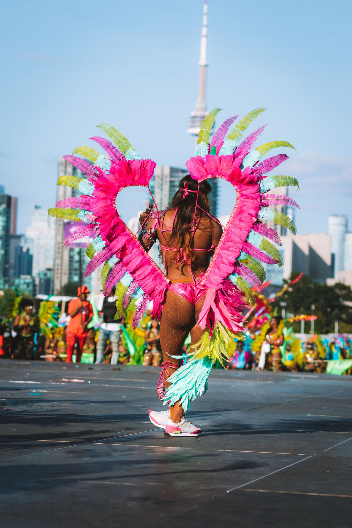 Photos of Masqueraders from Toronto Carnival 2023 - Sunlime Mas Band - Medium Band of The Year 2023-029