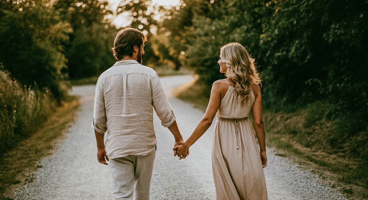 Couple Walking in Nature