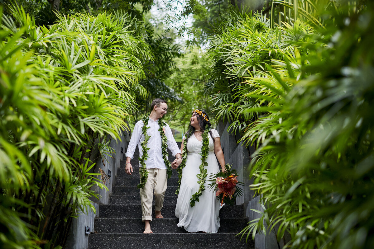 Sabrina + Jan Koh Tao Thailand Jungle Wedding (34)