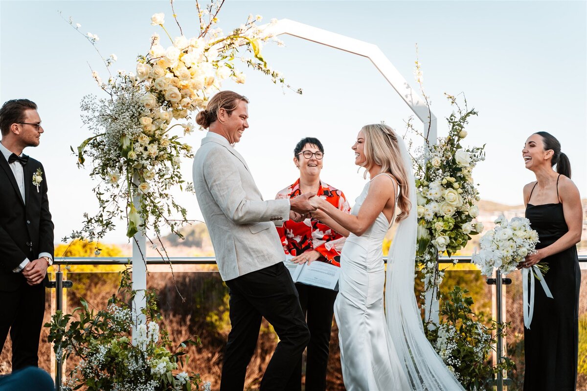 Michaela & Luke's beautiful wedding ceremony!
