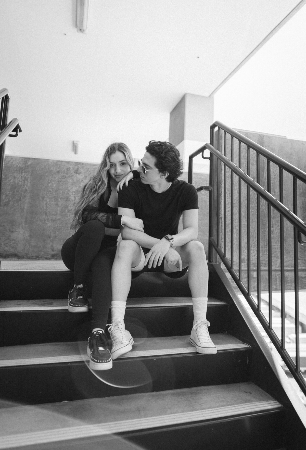 DTLA Los Angeles Couple Photoshoot