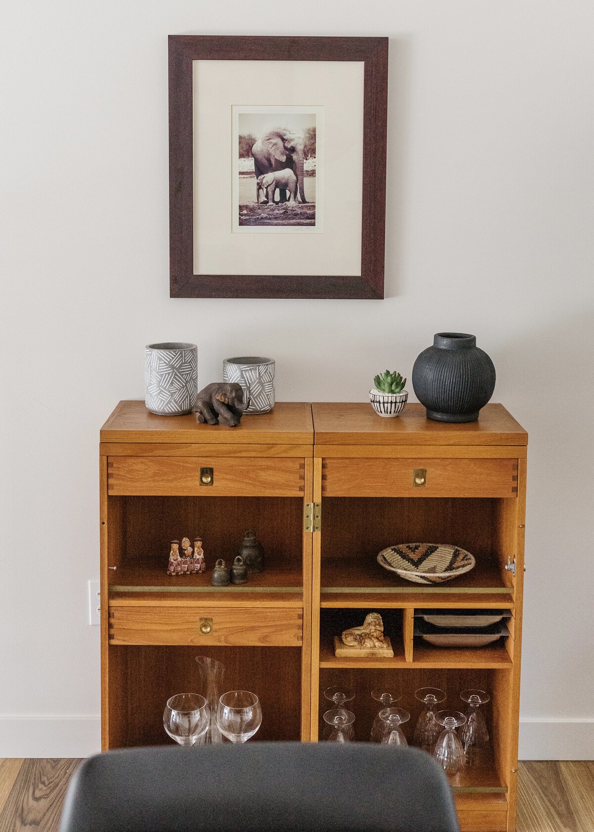 chest in dining room 1