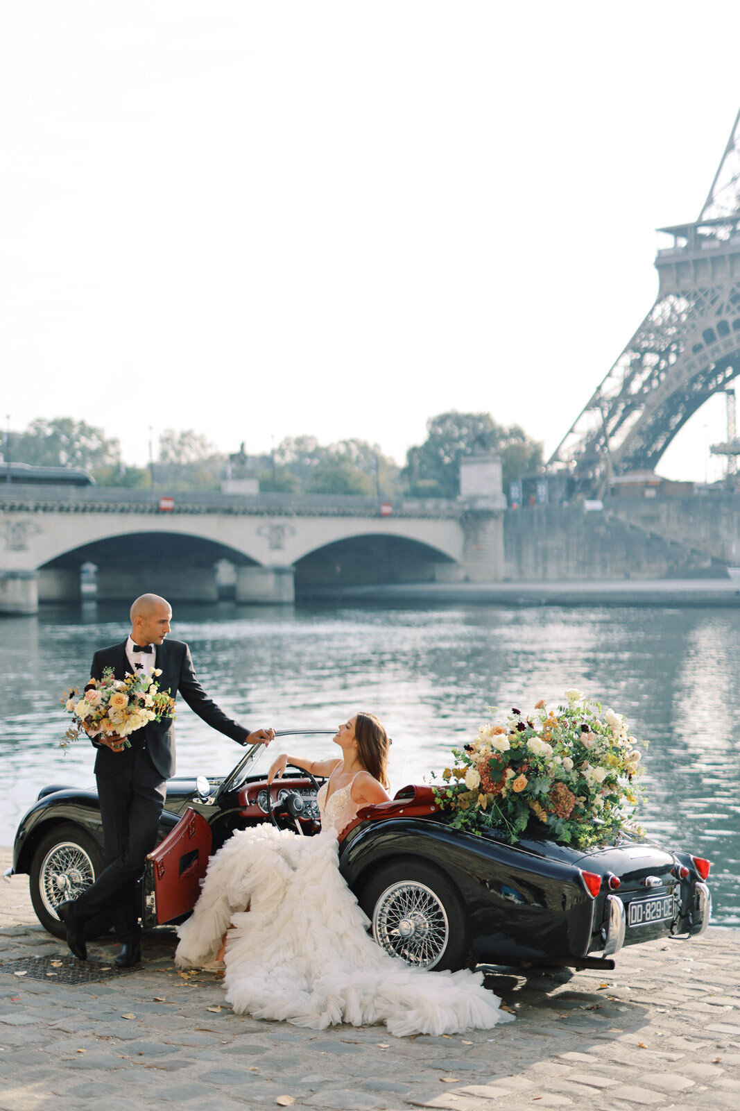 Modern Film Wedding Photography in Paris France 63