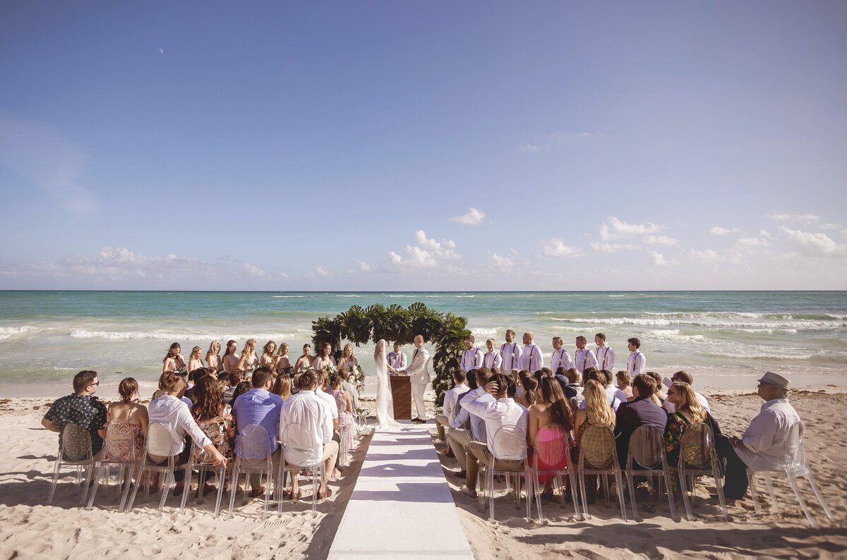 Wedding ceremony at Riviera Maya Wedding