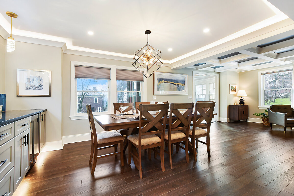 Professionally staged kitchen designed to maximize home value and buyer appeal